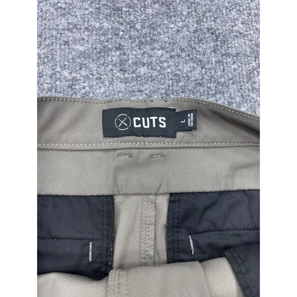 Cuts AO Jogger Mens Large‎ Sage Green Technical Performance Tapered Pants 32x28 - Picture 5 of 9